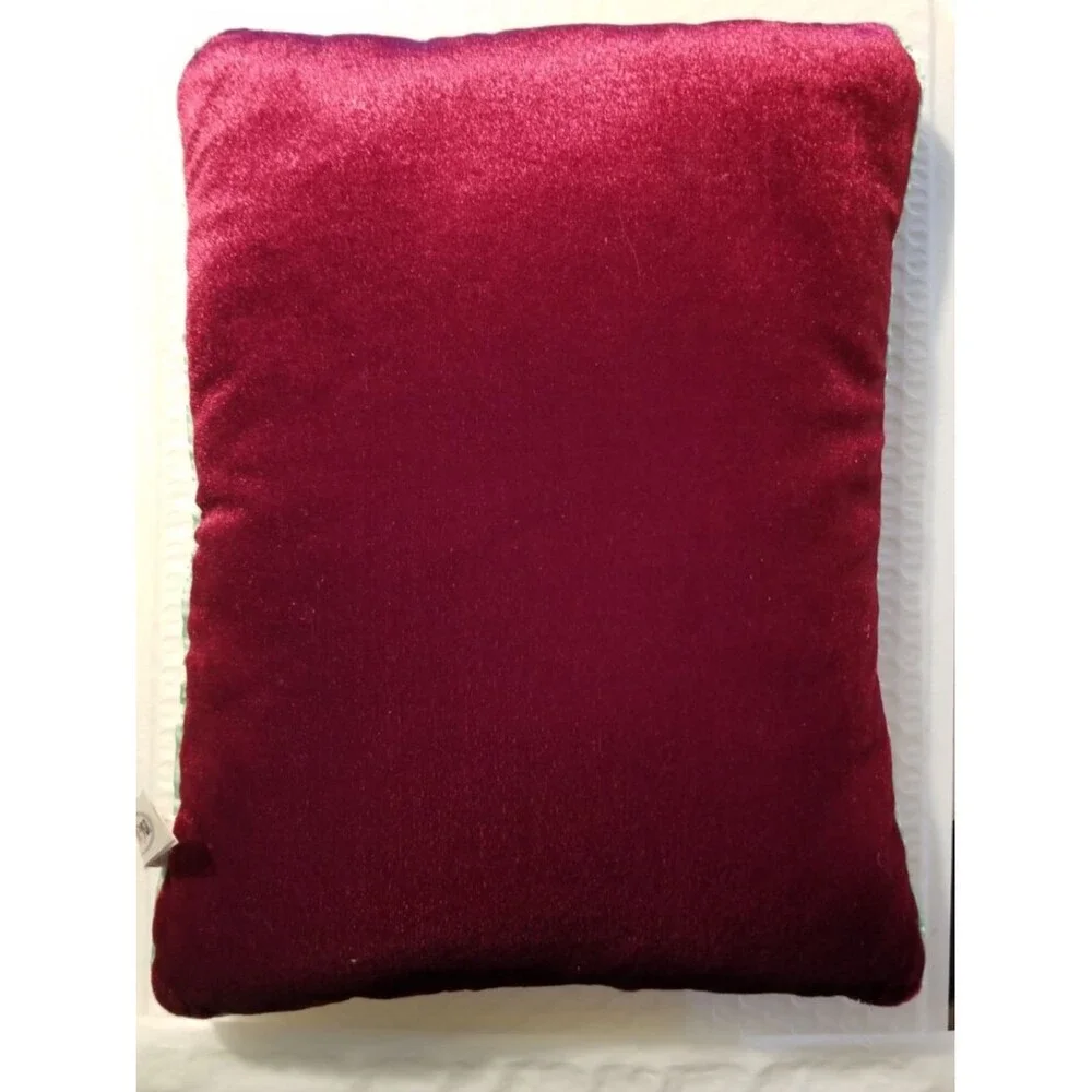 Mary Meyer Holiday Decorative Pillow Peace On Earth Rare Find Embroidered